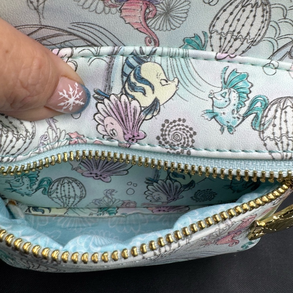 Loungefly under the sea micro mini backpack - Picture 7 of 7
